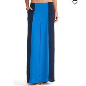 NWT BCBGMAXAZRIA Jane Colorblock Maxi Skirt Sz XS